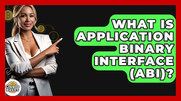 What Is Application Binary Interface (ABI)? - CryptoBasics360.com