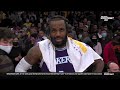 LeBron James Postgame Interview | Los Angeles Lakers dominate Atlanta Hawks 134-118