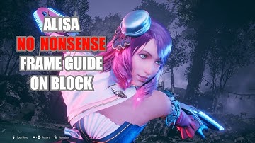 TEKKEN 8  - ALISA against BLOCKED opponent. FRAME DATA learn and punish your opponent
