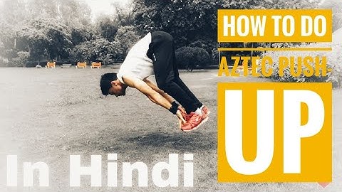 How To Do Aztec Push-up For Begginers :- Toe Touch In Air push-up In Hindi | Saksham Official |