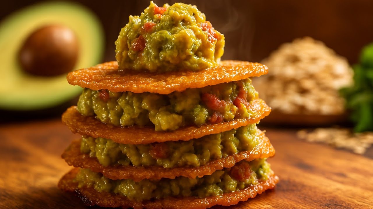 Healthy Oat Flatbread with Avocado | No Flour, No Oil!