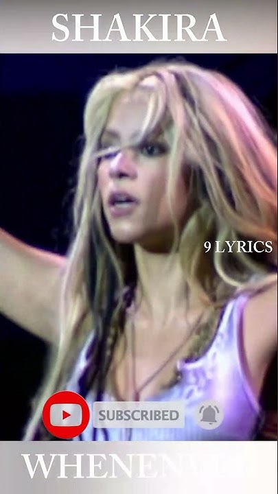 Shakira - Whenever, Wherever [Live] - YouTube