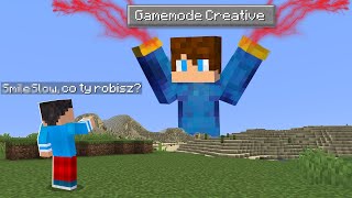 HUGGY WUGGY WŁĄCZYŁ GAMEMODE CREATIVE i STAŁO SIĘ TO... w Minecraft! screenshot 4