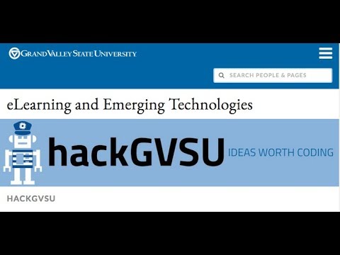 Hackgvsu Ideas Worth Coding Elearning And Emerging