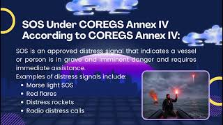 Distress Signal “SOS” Through Morse Light 