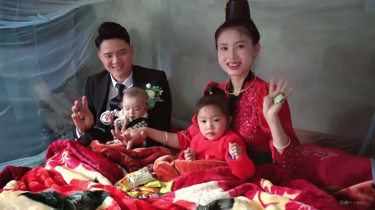 TOÀN CẢNH LỄ VU QUY THÙY LINH - QUÀNG SƯỞNG BẢN KHONG TỞ XÃ CHIỀNG KHOONG