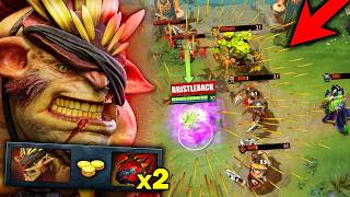 Insane Raid Boss Bristleback x2 Heart 43Kills Dota 2