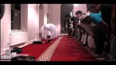 الشيخ حسن المغربى صلاة التراويح فى بريطانيا 2011 من سورة الحج 2