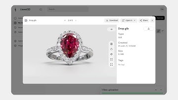 iJewel3D Upload Tutorial | How to Upload 3D Jewelry Models