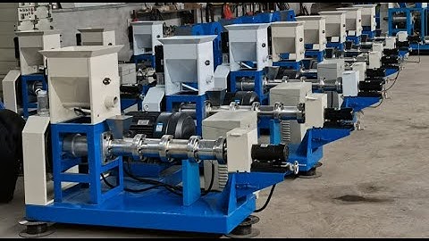 Fish feed extruder/floating fish feed/fish feed pellet machine/fish feed pellet mill/operate process