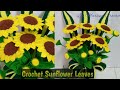 Crochet Sunflower Leaves