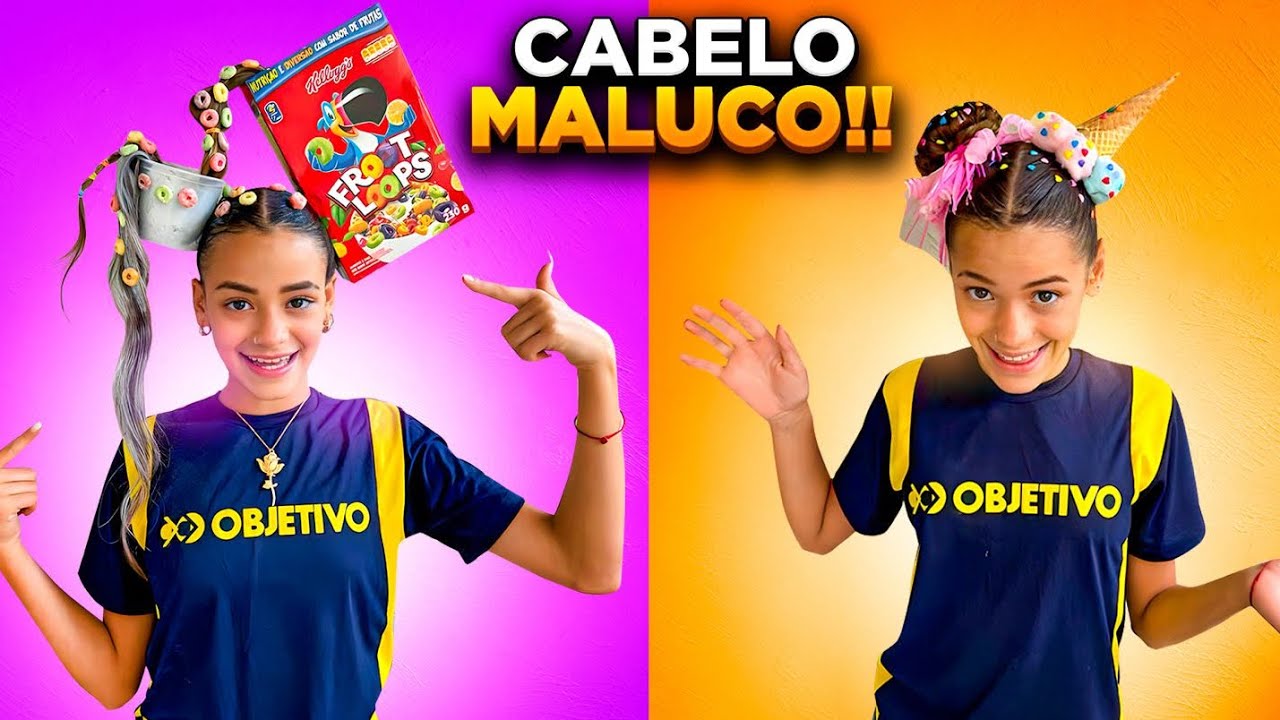 DIA DO CABELO MALUCO NA ESCOLA - YouTube