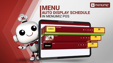 Menu auto display schedule in menumiz POS