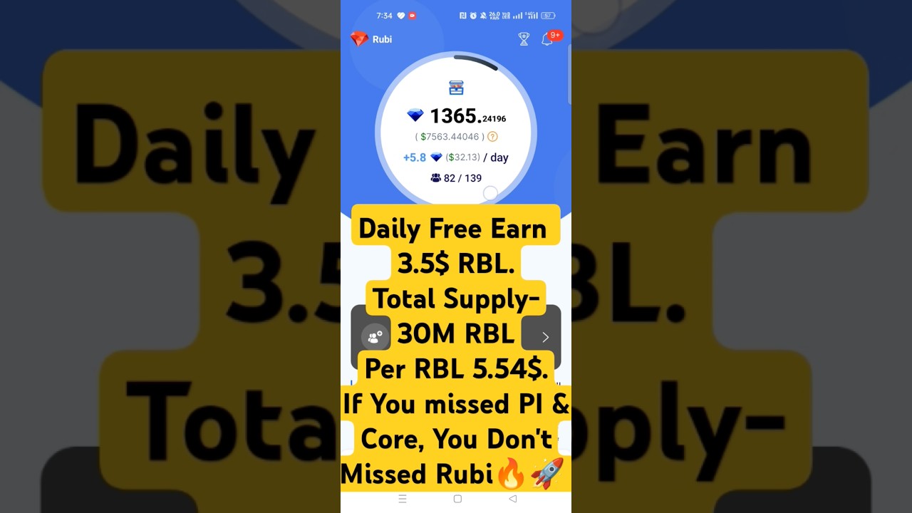 Rubi verified free crypto blockchain airdrop alert-2025 