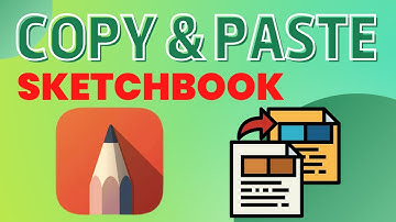 HOW TO COPY AND PASTE IN THE SKETCHBOOK APP ON IPAD!