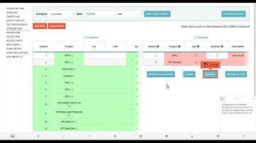 How To Use The BOM Compare Screen in Cetec ERP