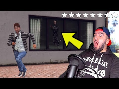 8* YILDIZDA KANLI PENCEREDEN ADAM ÇIKTI ! (GTA 5)