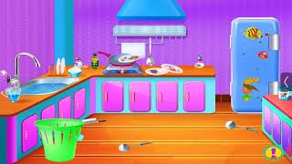 Cartoon Kids Game Kitchen Clean 2018 screenshot 5