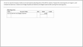 How to Prepare Revising Entries Accounting Principles