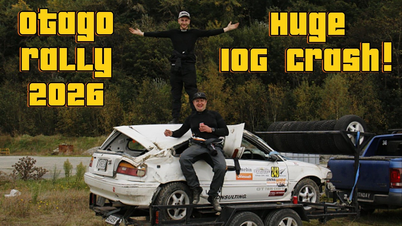 Otago Rally 2026 - HUGE 10G Rally Crash - AE92 Corolla FX-GT - YouTube