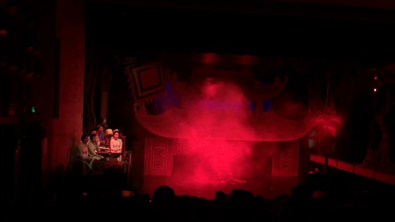 Water Puppet Show at Thang Long Theater, Hanoi, Vietnam