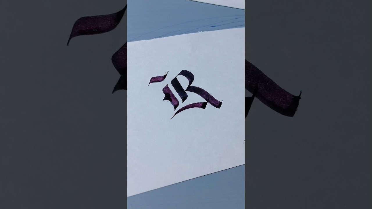 black letter calligraphy 