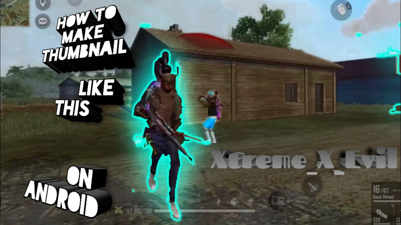 How to make character glow thumbnail like ROUK FF in android