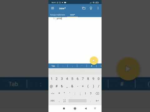 Python ile hesap makinası yapımı.
