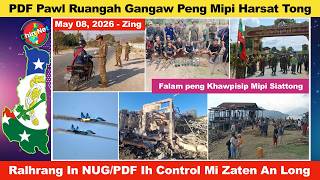 May 08 Zing: PDF Ruangah Gangaw Peng Mipi Harsat An Tong. Ralhrang In NUG/PDF Ih Khawpi Long Thluh
