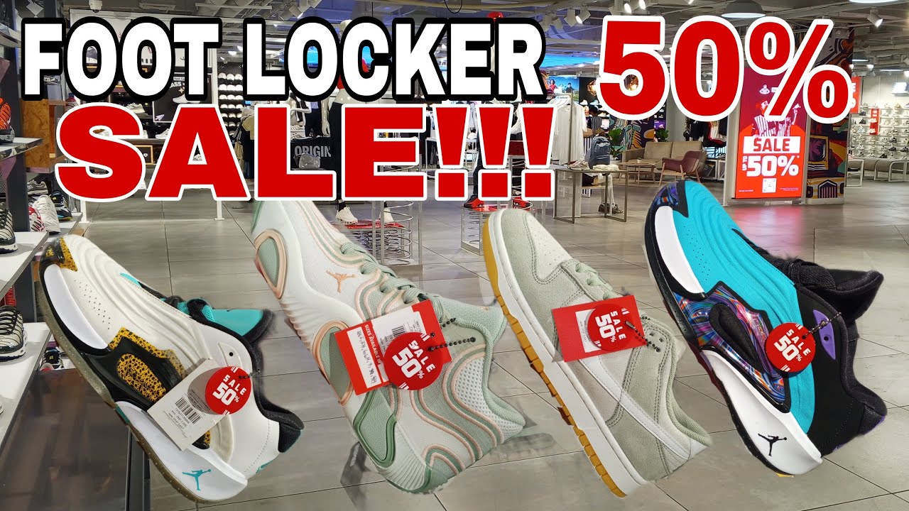 FOOT LOCKER SALE up to 50% off basketball shoes | Benjztv