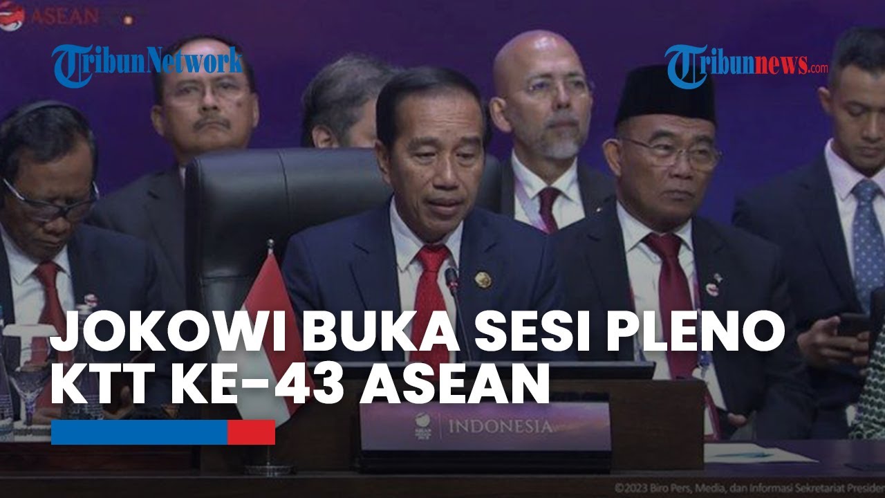Jokowi Buka Sesi Pleno KTT ke-43 ASEAN, Singgung Kebutuhan Strategi Jangka Panjang dan Relevan
