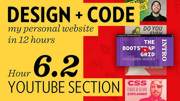 Design + Code — Hour 6.2: YouTube Section