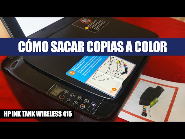 Impresora Multifuncion Hp 415 Ink Tank Wifi Sistema Continuo Color