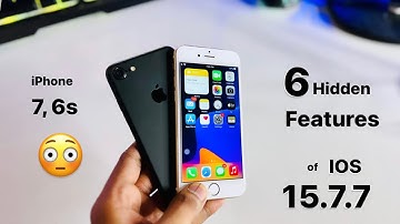 IOS 15.7.7 new hidden features on iPhone 7, 6s
