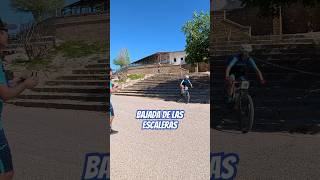 Bajada de las escaleras en la xcm green RACE de Ibros #mtb #espejomtbteam