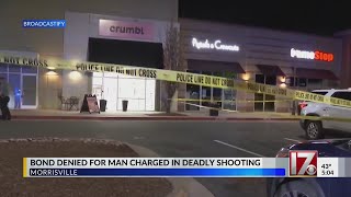 Suspect in shooting near Morrisville Crumbl denied bond