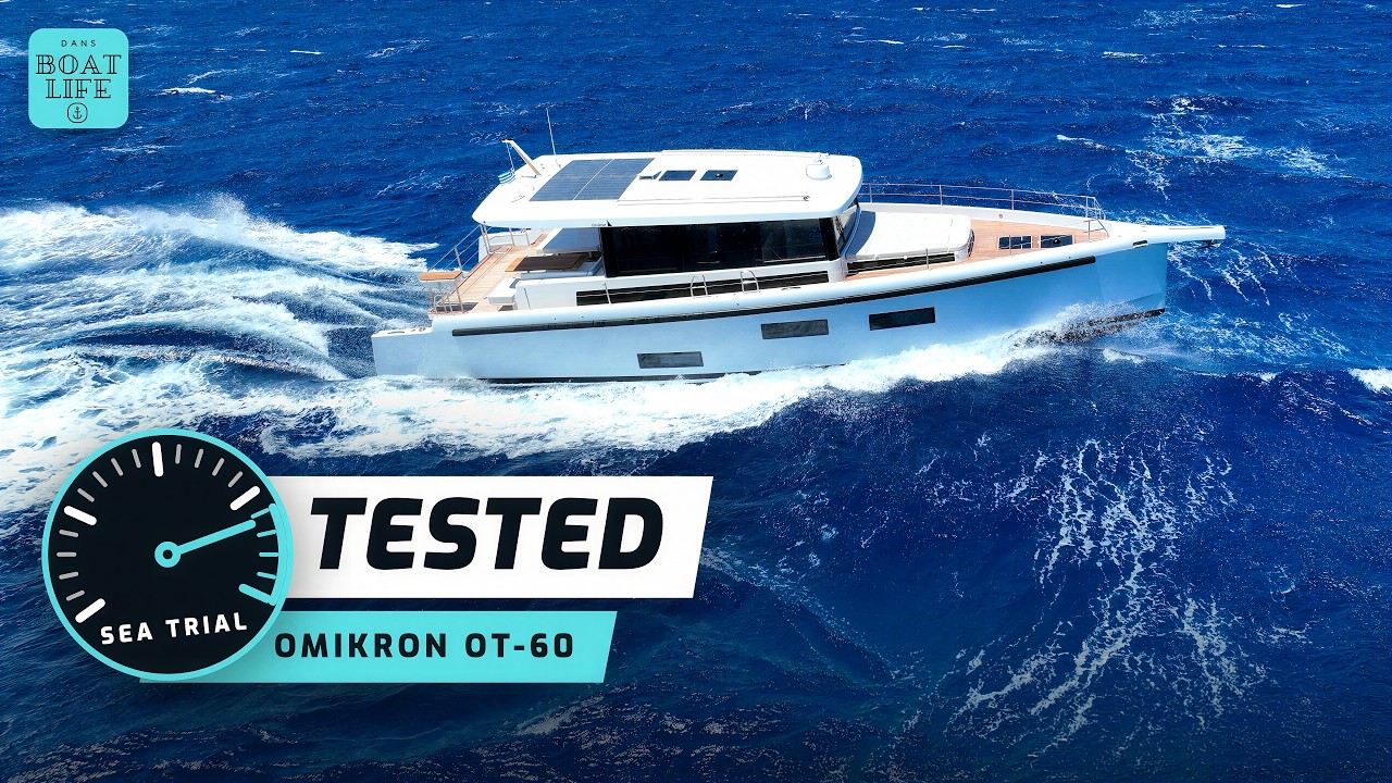 ⁣Omikron OT-60 in ROUGH SEAS: Real-World Handling & Close-Quarters Docking