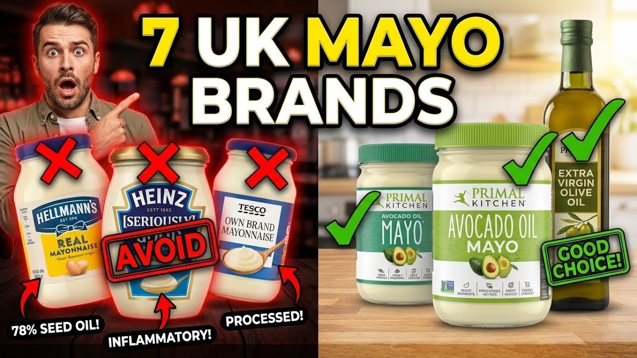 7 UK Mayonnaise Brands You Must AVOID (The Seed Oil Problem)