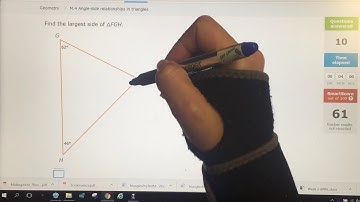 IXL M 4 Angle side relationships in triangles