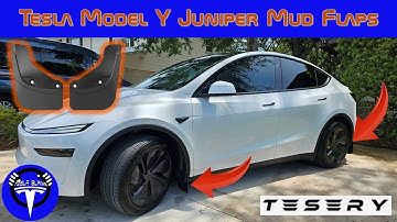 Step-by-Step: Installing Mud Flaps on Your 2026 Tesla Model Y Juniper from Tesery #tesla