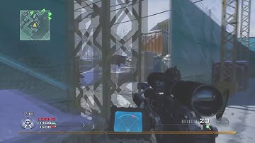 MW2- Default Class "Scout Sniper" Tactical Nuke.. Back When CoD Was Fun