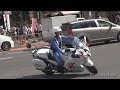 ド迫力！警視庁新型白バイ ヤマハFJR1300P。New white police motorcycle "YAMAHA FJR1300P".