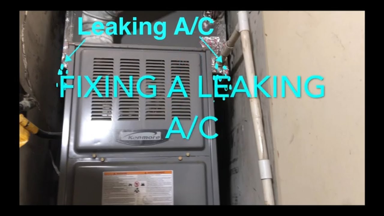 Fix Water leak in AC unit Save 1000s Easy fix! YouTube