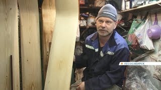 Мастер из Лесосибирска делает уникальные охотничьи лыжи по старинным методам