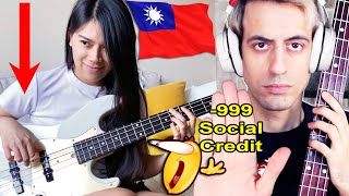 This Taiwanese Bassist must be STOPPED (-9999 social credit)