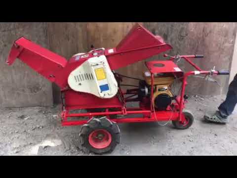 自走式 山本カッタ CX-15 粉砕機 チッパー さい断機 藁切り カッター
