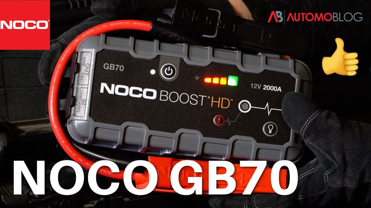 NOCO GB70 Genius Boost HD 2000A Lithium Jump Starter for Pickup Trucks,  SUVs, many Diesel Engines