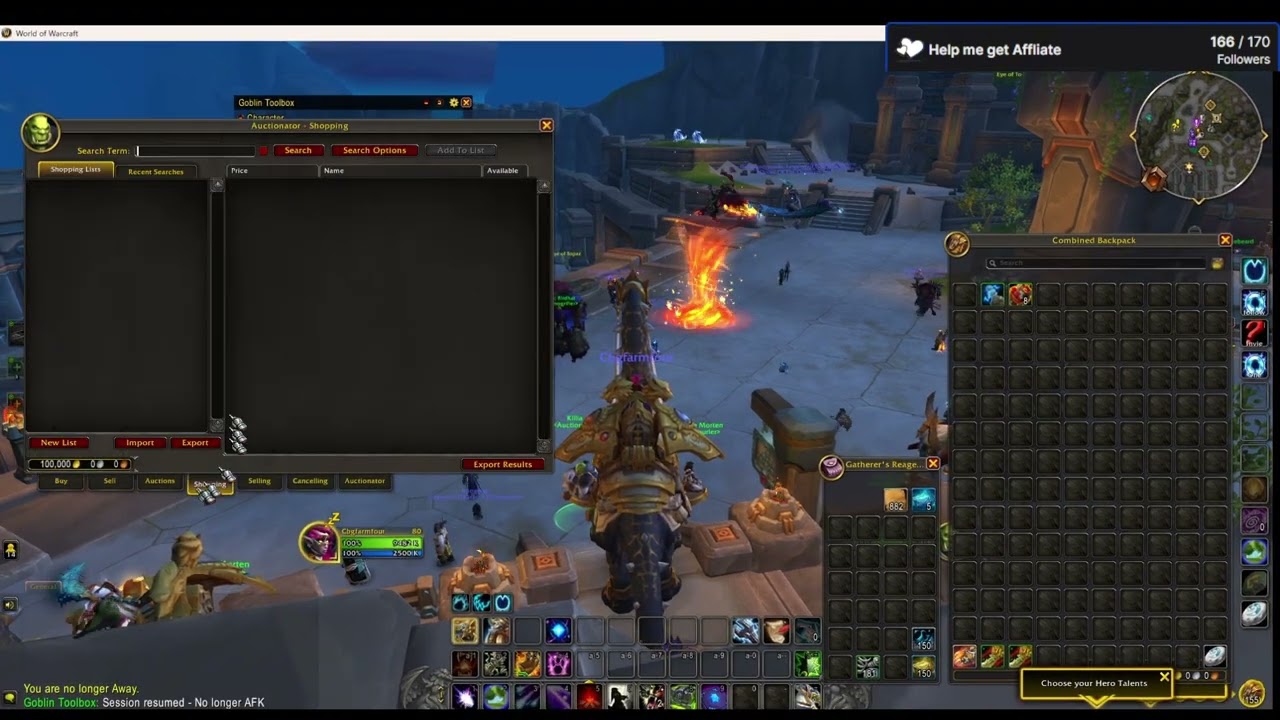 Making Gold with Housing Day 3 Picking your first profession