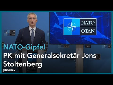 NATO-Gipfel: PK mit Generalsekretär Jens Stoltenberg