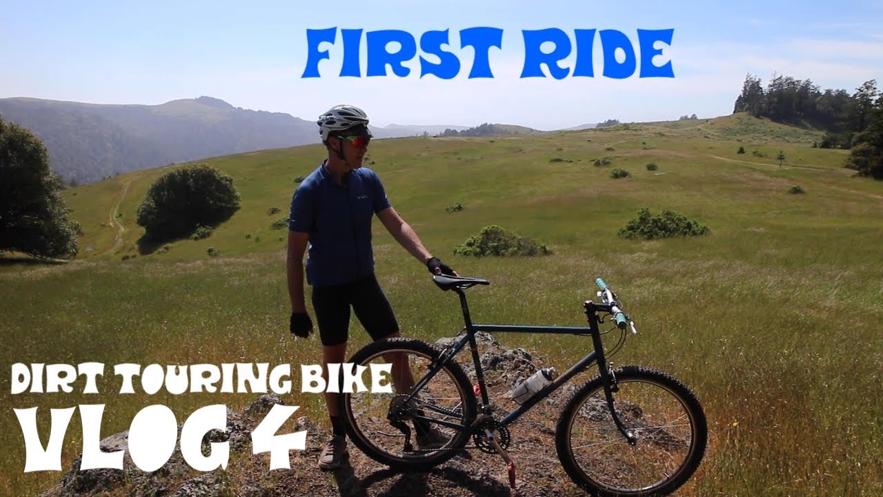 First Ride Dirt Touring Bike vlog 4 - YouTube